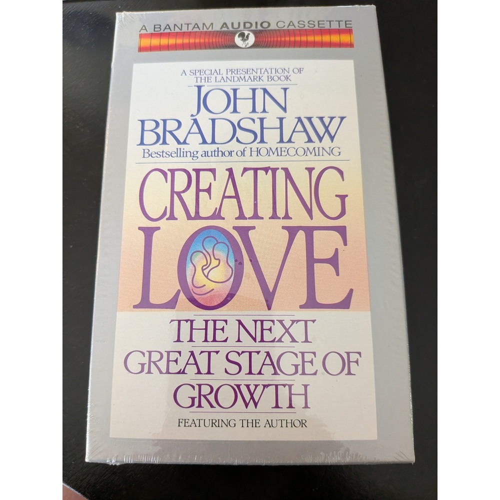 John Bradshaw Creating Love Audio Cassette Box Set '92 New Sealed 4 Tapes Bantam